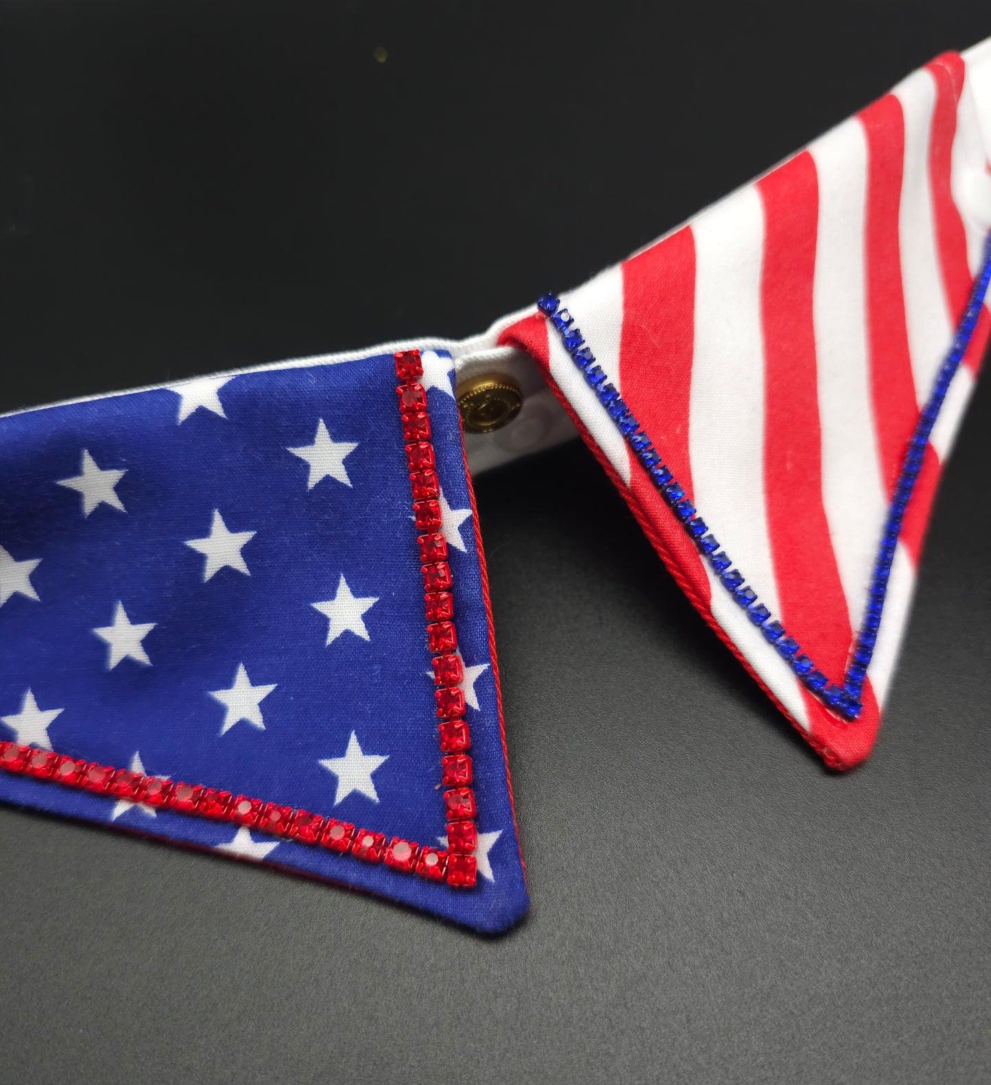 The Boujee American Stripes Collar